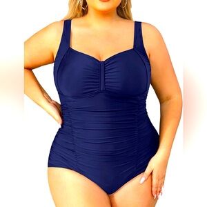 💜New Daci Women Plus Size One Piece Swimsuits
Tummy Control Vintage Ruched